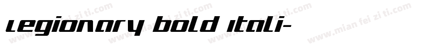 Legionary Bold Itali字体转换